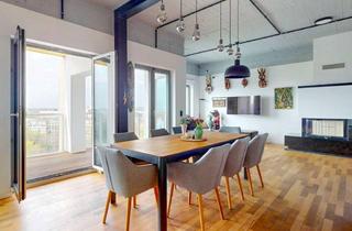 Penthouse mieten in 14057 Charlottenburg (Charlottenburg), Architektur-Highlight mit zwei Balkonen, Einliegerwohnung und City-West-Flair