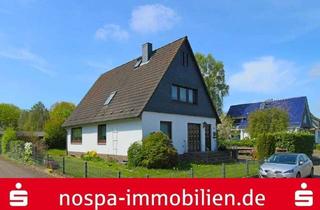 Einfamilienhaus kaufen in 24768 Rendsburg, Voll unterkellertes Einfamilienhaus mit Garage, Balkon und Terrasse in Sackgassenlage!