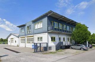 Gewerbeimmobilie mieten in Gräfin-Monika-Straße 33, 88367 Hohentengen, Lagerhalle mit Top-Zuschnitt, Regalsystem & LKW-Zufahrt