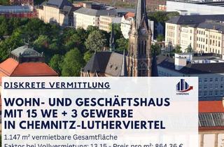 Anlageobjekt in 09126 Lutherviertel, WGH im Lutherviertel zum Faktor bei Vollvermietung 13,15 und einem Preis pro m² von 846,36 €