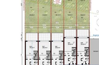 Grundstück zu kaufen in Flachsbleiche 50, 41179 Dorthausen, Baugrundstück mit Baugenehmigung für 5 Reihenhäuser in ruhiger Wohnlage – 1.723 m² in MG Dorthausen
