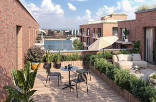 Penthouse kaufen in Willy-Brandt-Ufer, 24143 Gaarden-Ost, Traumhafte 4-Zimmer-Penthouse-Neubauwohnung mit zwei Terrassen u. West-Balkon