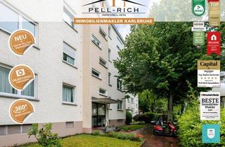 Wohnung kaufen in 76530 Baden-Baden, BADEN-BADEN: Zuverlässig vermietete und gepflegte 3-Zimmer Wohnung mit Balkon zu veräußern