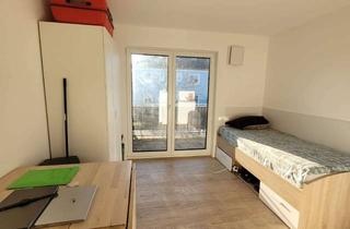 Wohnung mieten in Unterhaunstädter Weg 16, 85055 Ingolstadt, Möbliertes 1 Zimmer-Apartment mit Balkon für Studenten - ab 01.08