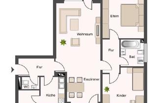 Wohnung mieten in Theodor-Haubach-Straße, 65197 Wiesbaden, 3 - Zimmerwohnung in Wiesbaden Klarenthal