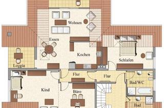 Wohnung mieten in 56288 Braunshorn, Nähe Kastellaun, schöne, ruhige 4 Zimmerwohnung 123 qm Wfl. Dachgeschoss, Ortsrandlage.