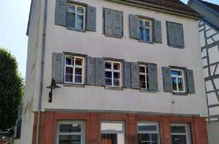Haus kaufen in 97996 Niederstetten, Wohnhaus mit Ladeneinheit in der Stadtmitte
