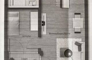 Wohnung mieten in Gartenstr. 33, 74369 Löchgau, Moderne Neubauwohnung mit eineinhalb Zimmern sowie Balkon und EBK in Löchgau