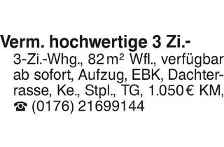 Wohnung mieten in 74589 Satteldorf, Verm. hochwertige 3 Zi.-