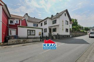 Haus kaufen in 35232 Dautphetal, ++ KRAG Immobilien ++ Wohnen und Arbeiten auf einem Grundstück mit Büro und Garage ++