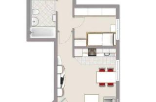 Wohnung kaufen in 78098 Triberg, Triberg im Schwarzwald - Gepflegte 2-Zi.-Eigentumswohnung mit EBK, Balkon, TG-Stellplatz