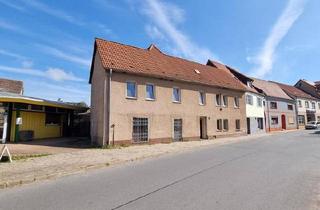Reihenhaus kaufen in 06456 Sandersleben, Arnstein - Sanierungsbedürftiges Reihenhaus mit großem Garten Sandersleben