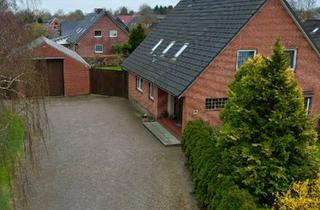 Einfamilienhaus kaufen in 25856 Hattstedt, Hattstedt - - RESERVIERT - Großzügiges Einfamilienhaus mit Werkhalle