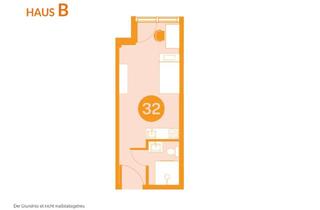 Wohnung kaufen in Leinthalerstraße 17, 80939 Freimann, Starke Eigenkapitalrendite : Neubaustudio 20 qm in München-Freimann