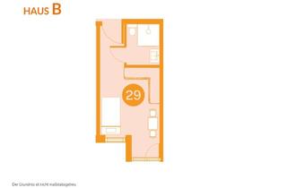 Wohnung kaufen in Leinthalerstraße 17, 80939 München, Studentenstudio 26 qm mit Terrasse in München Freimann