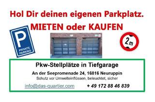 Garagen mieten in An Der Seepromenade 24, 16816 Neuruppin, Tiefgaragenstellplatz gesucht?