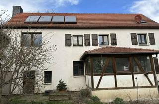 Bauernhaus kaufen in Teichstraße 27, 99947 Schönstedt, Geräumiges ehem. Bauernhaus in Unstrut-Hainich OT Alterstedt mit Stall und Scheune und FeWo