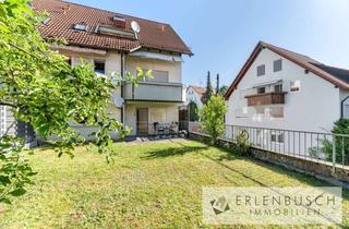 Wohnung kaufen in 73635 Rudersberg, Wohnen mit Gartenidylle – Erdgeschosswohnung mit Terrasse und Apfelbaum *RESERVIERT*