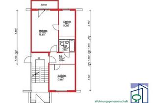 Wohnung mieten in Rechbergstraße, 98544 Zella-Mehlis, Zweiraumwohnung im Erdgeschoss