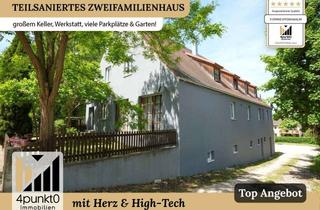 Haus kaufen in 86751 Mönchsdeggingen, Teilsaniertes Zweifamilienhaus mit großem Keller, Werkstatt & Garten
