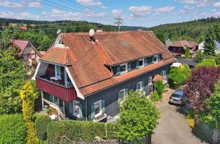 Haus kaufen in 75394 Oberreichenbach, Lebenstraum Schwarzwaldhaus – modernisiert, mit Gartenparadies & Baupotenzial