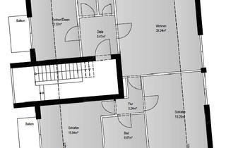 Wohnung mieten in Schloßstrasse 12, 55469 Simmern, Schöne und gepflegte 3-Zimmer-Dachgeschosswohnung mit gehobener Innenausstattung mit EBK in Simmern