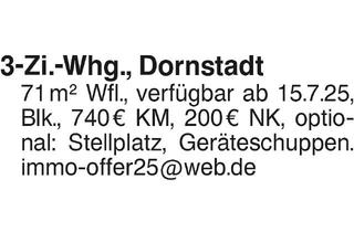 Wohnung mieten in 89160 Dornstadt, 3-Zimmer-Wohnung