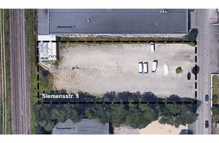 Gewerbeimmobilie mieten in Siemensstr., 86368 Gersthofen, Flexibel einteilbare Freifläche für Gewerbe: Abstellplatz / Stellplätze