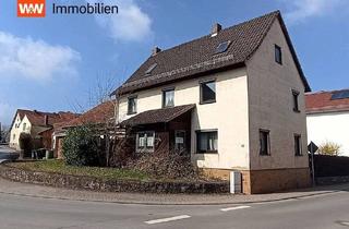 Einfamilienhaus kaufen in 97618 Wollbach, Wollbach - Einfamilienhaus mit Dachterrasse und Garten