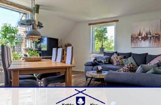 Wohnung kaufen in 28876 Oyten, Maisonettewohnung in Toplage von Oyten: 4-Zimmer-Obergeschosswohnung mit Loggia und eigenem Garten