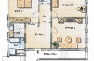 Wohnung kaufen in 90419 Nürnberg, Wohnen in St. Johannis ... 3-Zimmer-Wohnung mit Garage