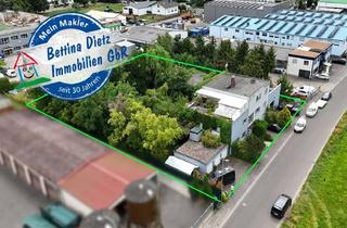 Gewerbeimmobilie kaufen in 63110 Rodgau, DIETZ: Wohn-, Büro-, Hallen und Geschäftshaus - genehmigte Bauvoranfrage für weiteren Bau Bestelage!