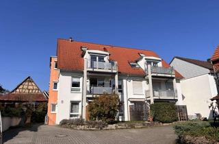 Wohnung kaufen in Spitalgasse, 73257 Köngen, Bezugsfreie traumhafte 4-Zimmer-DG-Maisonette-Wohnung im Zentrum von Köngen mit Balkon und Hobbyraum