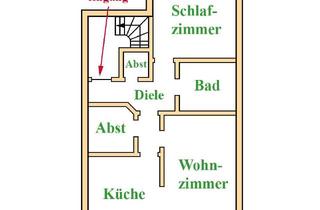 Wohnung mieten in 47546 Kalkar, Kalkar - 1. Etage 70 m² - 2 Z-KDB - ohne Balkon - gr. Abstellraum - Kleve - Goch - Niederhein