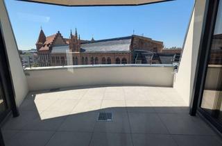 Penthouse mieten in Oleariusstraße, 06108 Altstadt, Taumhafte 5 Zi-DG WE mit Lift, eigene Saune, Dachterrasse, Klimadecke-EBK-2 Bäder in der Innenstadt