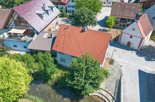 Bauernhaus kaufen in 72534 Hayingen, Historisches Bauernhaus mit Stallgebäude in traumhafter Flusslage an der Lauter!