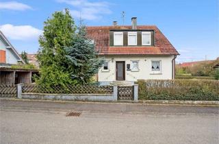 Haus kaufen in Finkenweg 1, 89346 Bibertal, Bibertal / Bühl - Raum für Ihre Ideen - Zweifamilienhaus in Bühl mit großem Potenzial und viel Platz!