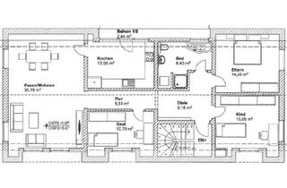 Wohnung kaufen in 64584 Biebesheim, Biebesheim am Rhein - Exklusive 4-Zimmer Wohnung im charmanten Biebesheim am Rhein