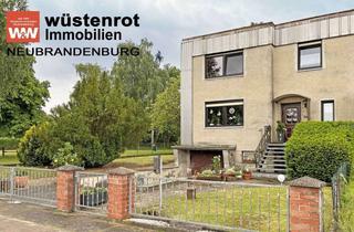 Haus kaufen in 17389 Anklam, HAUSHÄLFTE MIT GÄSTE-WC UND KOMPLETTUNTERKELLERUNG UND TIEFGARAGE UND GROSSEM GRUNDSTÜCK