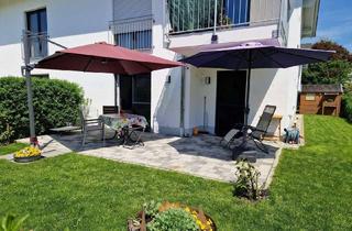 Wohnung kaufen in 84518 Garching, Stilvolle 2-Zi.-Whg. mit Garten, Terrasse & Garage in Garching/Alz - KfW-55 & Top-Ausstattung