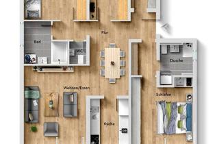 Wohnung kaufen in Berliner Straße 84, 79211 Denzlingen, Flexible Wohnlösung: Große Wohnung oder zwei separate Einheiten . Sofort bezugsfrei