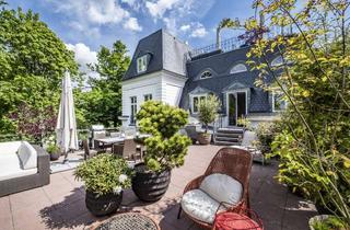 Wohnung kaufen in 20149 Harvestehude, Einzigartige Villenetage mit 112m² Dachterrasse alsternah in Harvestehude