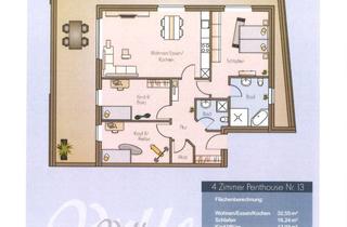Penthouse mieten in Bergiusstraße, 48165 Hiltrup-Mitte, 4 Zimmer Penthouse-Wohnung