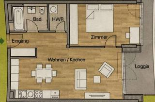 Wohnung mieten in Talstraße, 13189 Pankow, 2 Zimmer mit EBK, Balkon, Parkett und Fußbodenheizung