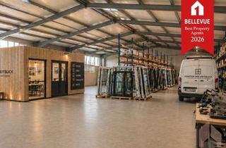Büro zu mieten in 53783 Eitorf, Moderne Lagerhalle mit Büro- und Sanitärcontainer