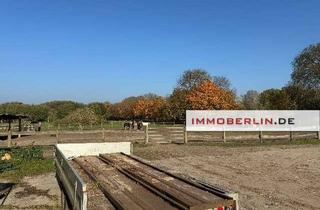 Immobilie kaufen in 16359 Biesenthal, IMMOBERLIN.DE - Reiterhof mit Wohngebäude & Nebengelassen in naturverbundener Lage