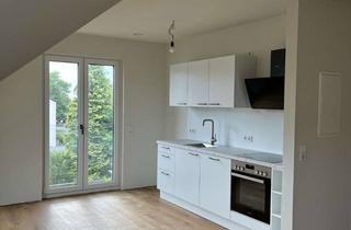 Wohnung mieten in 63743 Schweinheim, Erstbezug nach Sanierung - Moderne 2-Zimmer-Dachgeschosswohnung mit Blick ins Grüne