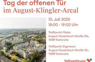 Wohnung mieten in August-Dosenbach-Straße 19a, 76189 Daxlanden, Hallo neues Zuhause, willkommen im August-Klingler-Areal: Ein-Zimmer-Wohnung mit Balkon