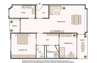 Wohnung mieten in Mittelnkirchener Straße, 21680 Stade, Helle 3-Zimmer-Wohnung mit Balkon in Stade – 10 Min. zum S-Bahnhof