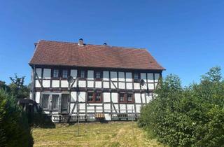 Haus kaufen in Obermühle, 34599 Neuental, Zeitzeugnis mit Zukunft - Denkmalgeschütztes Fachwerkhaus mit Entwicklungspotenzial